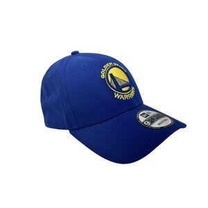 Golden State Warriors Baseball Hat Adjustable Blue Cap By New Era Blue Gold
